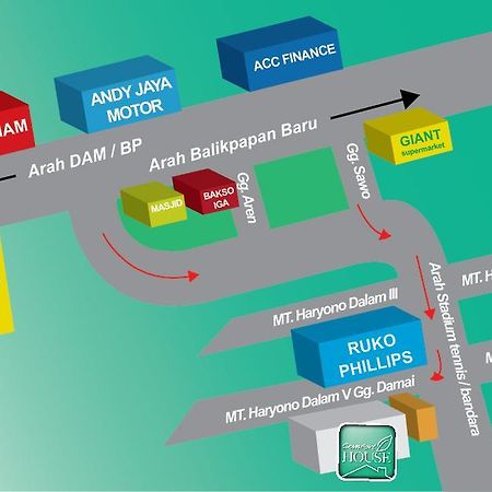 Comfort House Hotel Balikpapan  Buitenkant foto